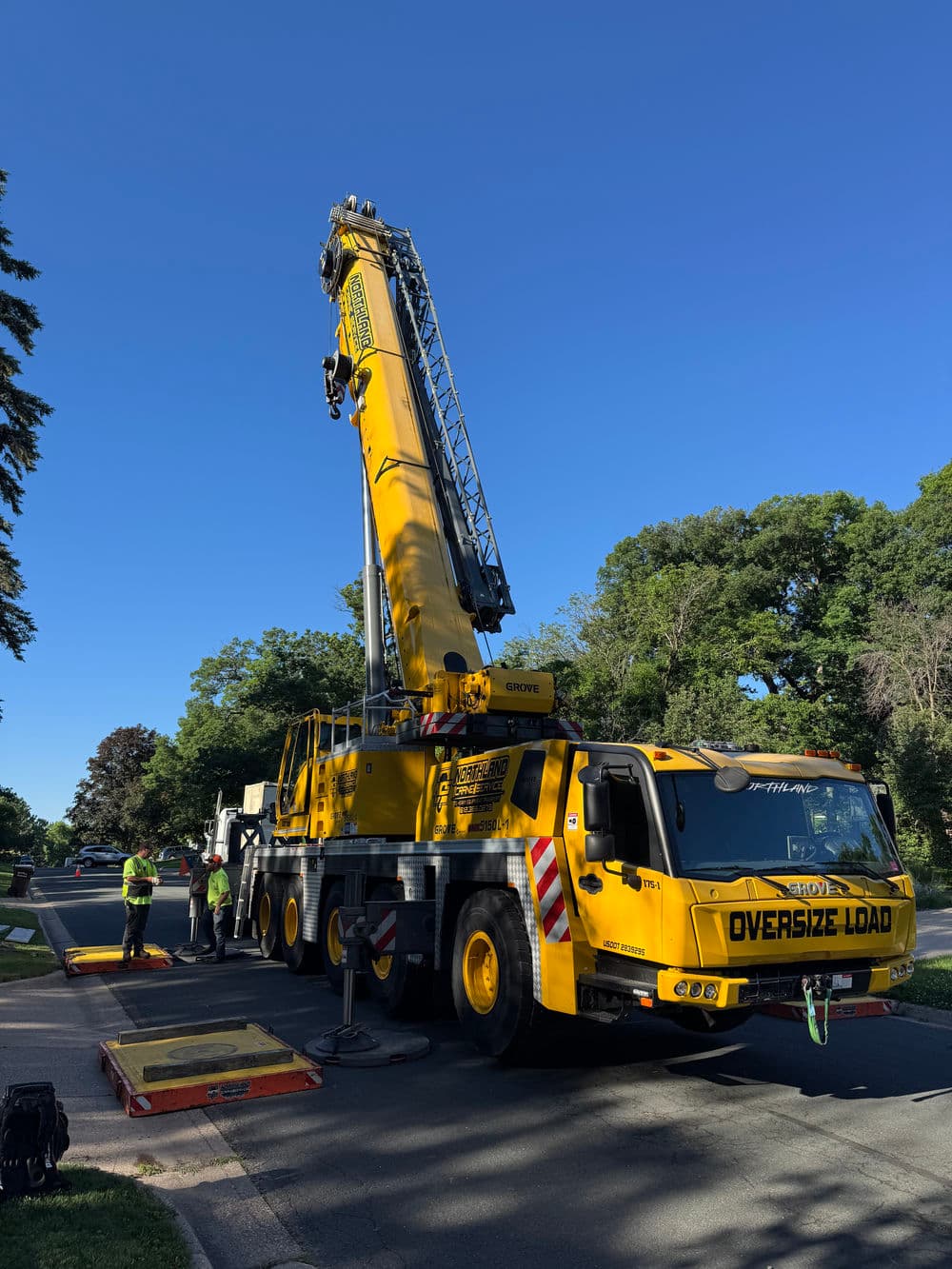 Three Large Tree Removals with Crane in Minneapolis image